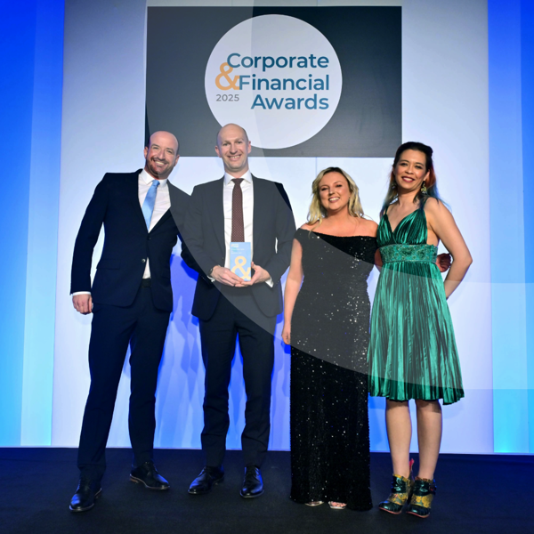 Double gold at the Corporate and Financial Awards