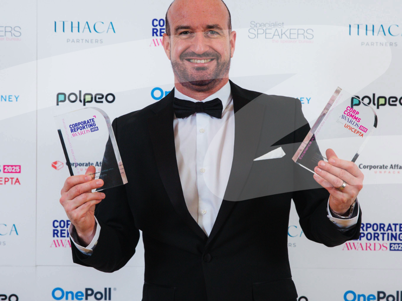 Celebrating success at the Corp Comms and Corporate Reporting Awards